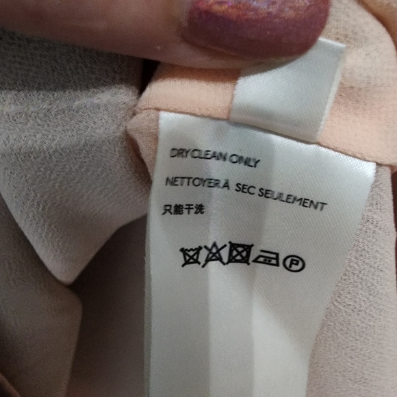 EUC Anthropologie | Maeve Ruffle Detail Fantasia Metallic Clip Dot Blouse - Picture 13 of 14